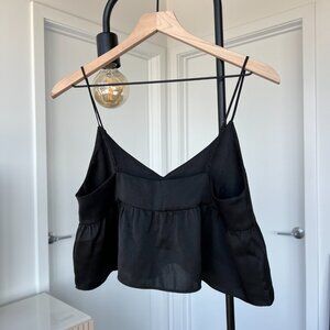 🖤 Aritzia Babydoll Tank-top (cropped fit)